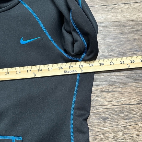 Nike Thermafit Black Hoodie Sweatshirt Mens Size Medium - Picture 4 of 7